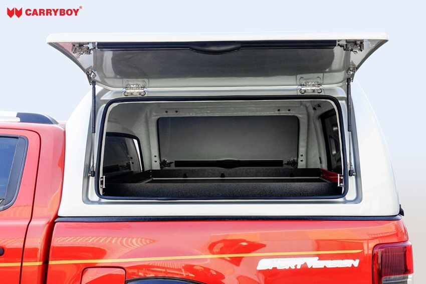 CARRYBOY Gewerbehardtop Flottenhardtop GFK WMH mit Überhöhe geschlossene Seitenklappen große Öffnungen