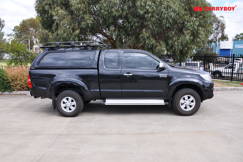 CARRYBOY Hardtop 560gF-IRC mit großen Schiebefenster Isuzu D-Max Extrakabine Spacecab 2012-2016 GFK Hardtop extrem stabil und belastbar