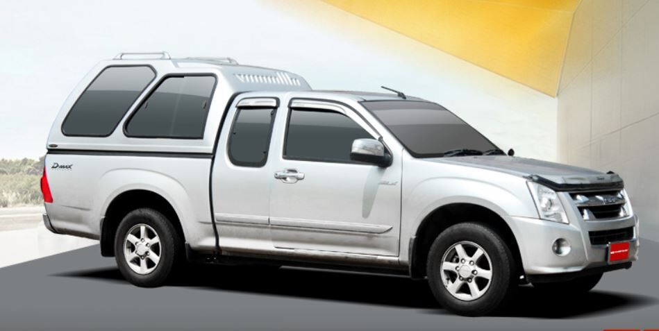 CARRBOY Hardtop 840-IRC GFK Hardtop Überhoch Isuzu D-Max Spacecab Extrakabine 2012-2016 sehr robust
