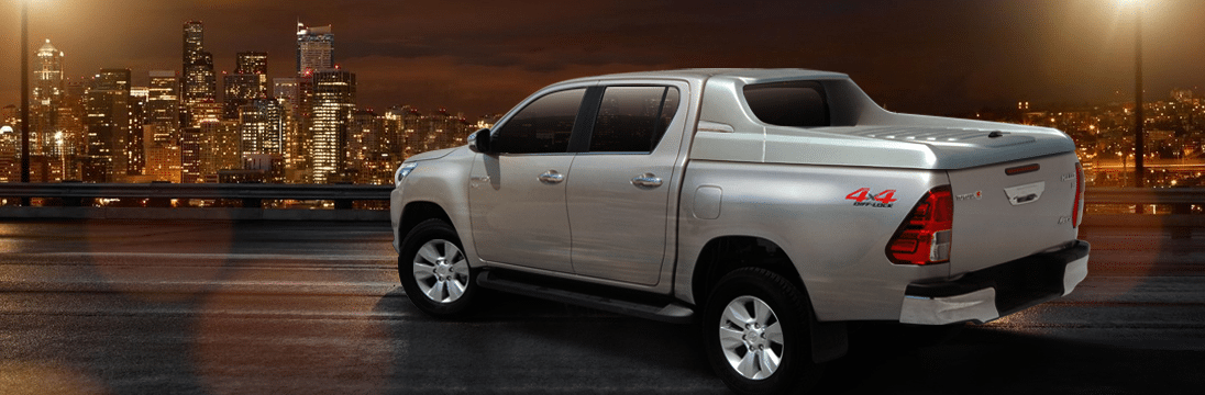 CARRYBOY Laderaumabdeckung Deckel mit Sportbügel sicher abschließbar Toyota Hilux Revo Doppelkabine 2016+