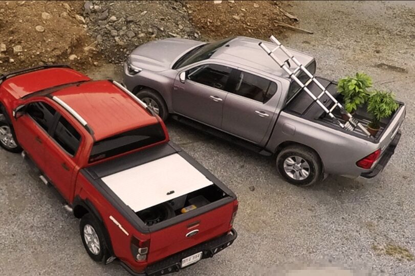 Ford Ranger Doppelkabine Laderaumabdeckung Rollo aus Aluminium, in verschiedenen Farben