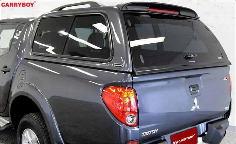 CARRYBOY Hardtop mit Schiebefenster 560-MTDL Mitsubishi L200 Doppelkabine Langbett 151cm Heckscheibe mit Heizung