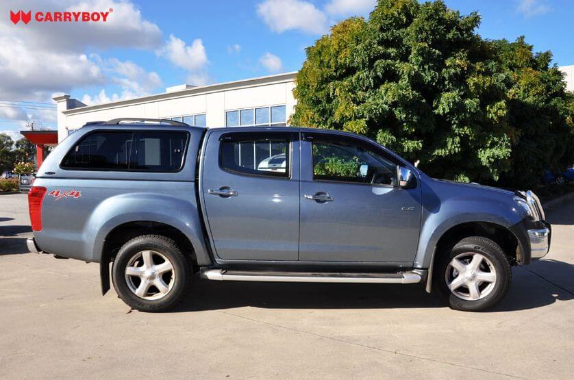 CARRYBOY Hardtop 560-IRD seitliche Schiebefenster Isuzu D-Max 2012-2016 Doppelkabine Lackierung in Wagenfarbe