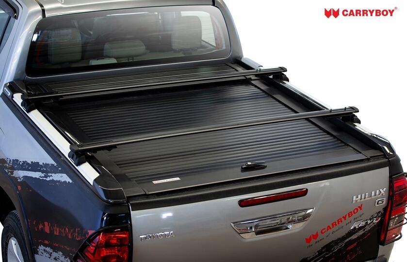 Ford Ranger Doppelkabine Laderaumabdeckung Rollo mit Querträgern 789F, sicher abschließbar