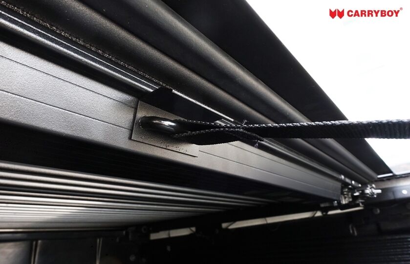 Ford Ranger Doppelkabine Laderaumabdeckung Rollo aus Aluminium, sicher abschließbar