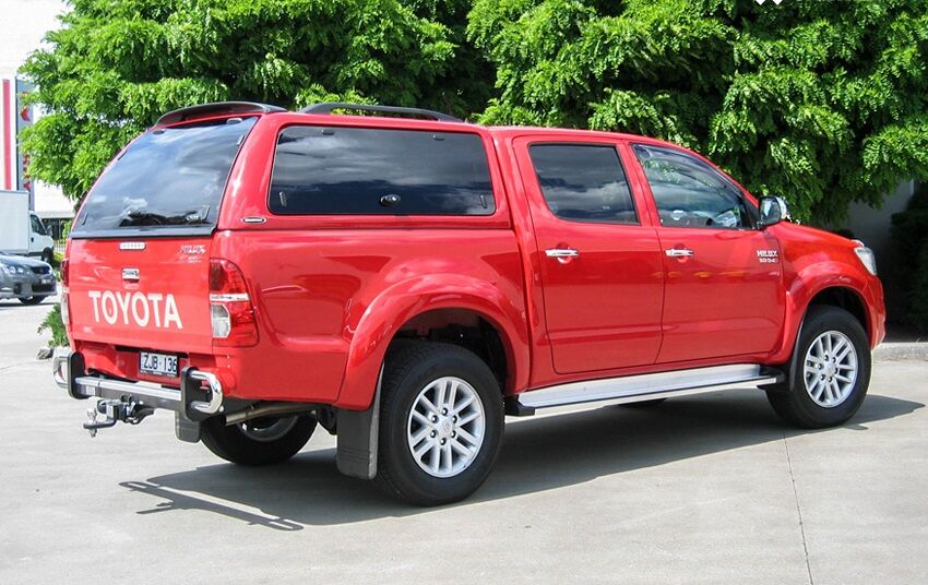 Toyota Hilux 2005-2015 Doppelkabine Hardtop mit Klappfenster