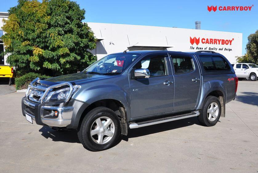 CARRYBOY Hardtop mit seitlichen Schiebefenstern 560-IRDB Isuzu D-Max Doppelkabine 2017-2020