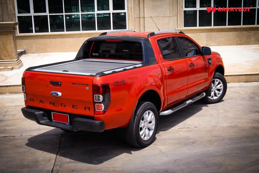 Ford Ranger Wildtrak Doppelkabine Aluminiumrollo für Original Überrollbügel
