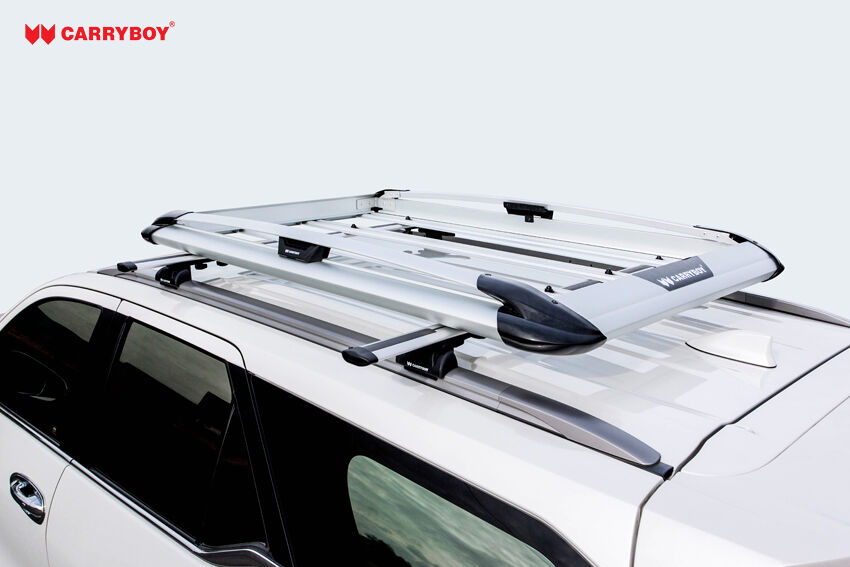 CARRYBOY Dachgepäckkorb Aluminium Aufbau auf Autodach
