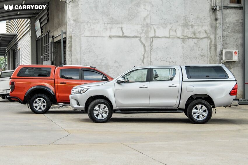 Toyota Hilux Hardtop SO56-TRD von CARRYBOY - Schiebefenster Beifahrerseite