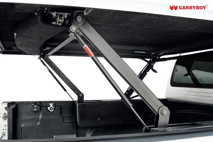 CARRYBOY Laderaumabdeckung Pickup mit Motorhub SMX Deckel auf Kabinenhöhe einstellbar stabbiler Scherenhub