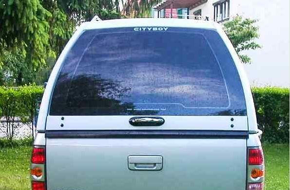 CARRYBOY Hardtop 840oS für Ford Ranger Singlecab ohne Fenster über Kabinenhöhe hohes Hardtop sicher abschließbar