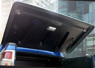 CARRYBOY Laderaumabdeckung mit Sportbügel Fullbox mattschwarz Toyota Hilux Vigo Doppelkabine 2005-2015