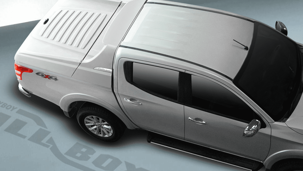 CARRYBOY Laderaumabdeckung Deckel mit Sportbügel sicher abschließbar Mitsubishi L200 Doppelkabine