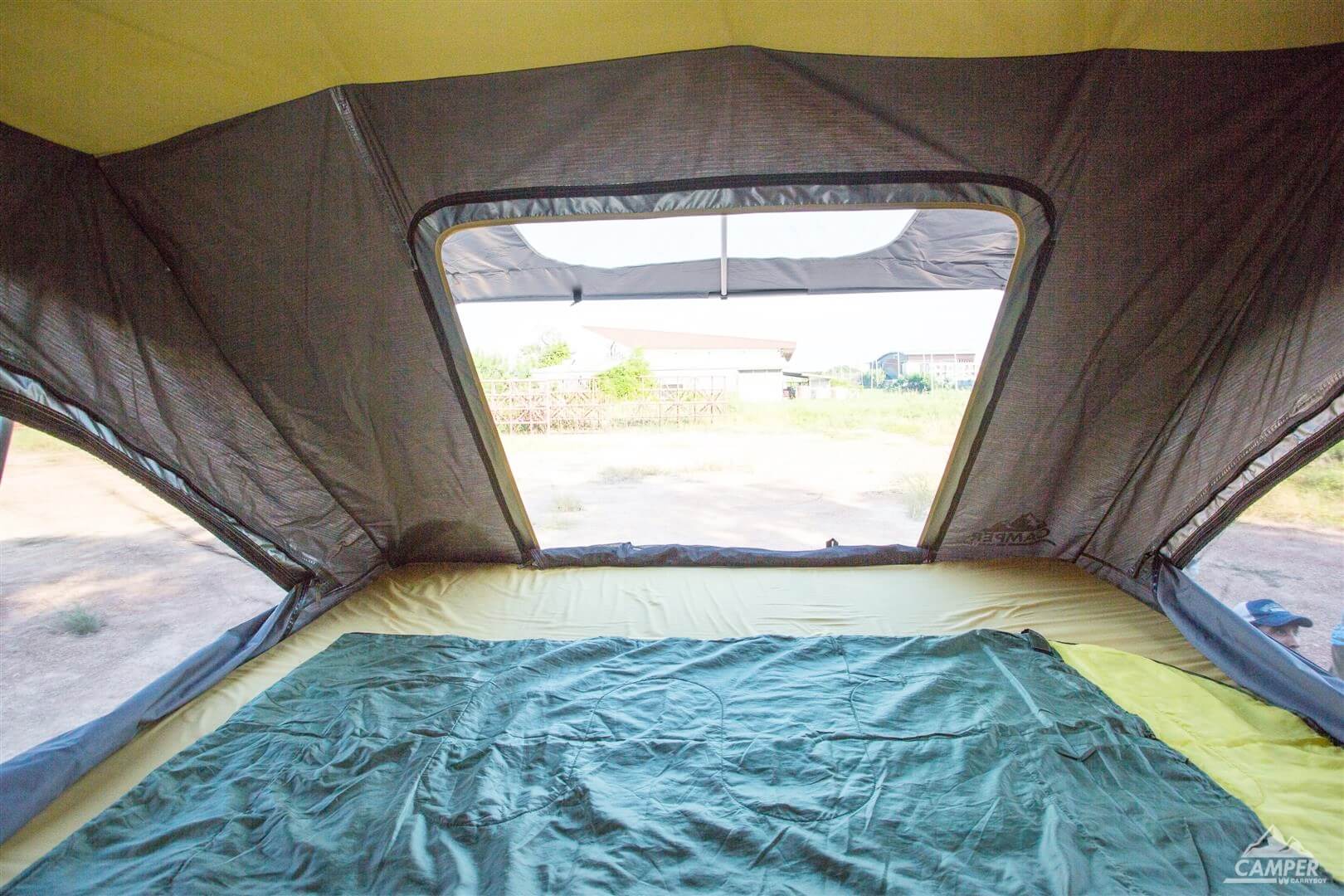Carryboy Camper Dachzelt für 2 bis 3 Personen für alle Fahrzeuge inklusive Schaummatratze