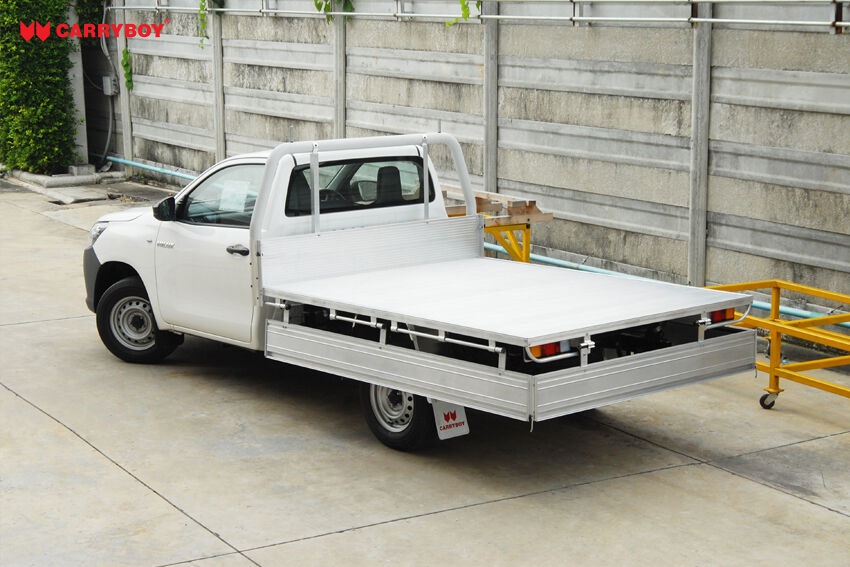 Carryboy Fahrgestellaufbau Toyota Hilux Singlecab Aluminium Ladeflächenumbau maximale Beladung erhöhen