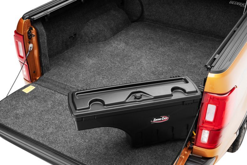 NOVISauto CARRYBOY Pickup Ladeflächen Werkzeugbox Staubox schwenkbar für GMC Sierra / Chevrolet Silverado 2019+