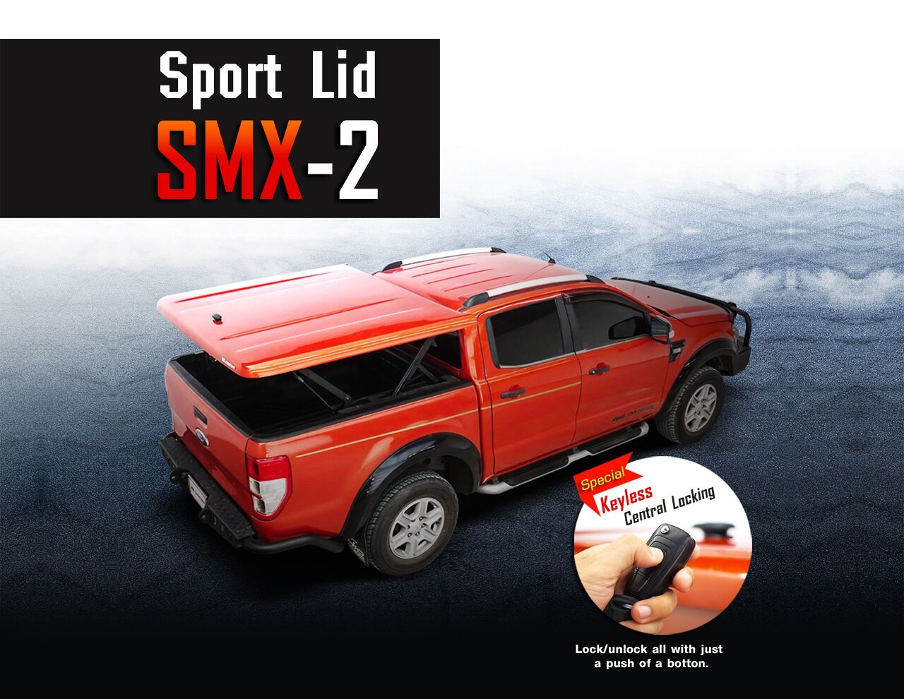 CARRYBOY e-cargo cover with motor lift - SMX2-TRD