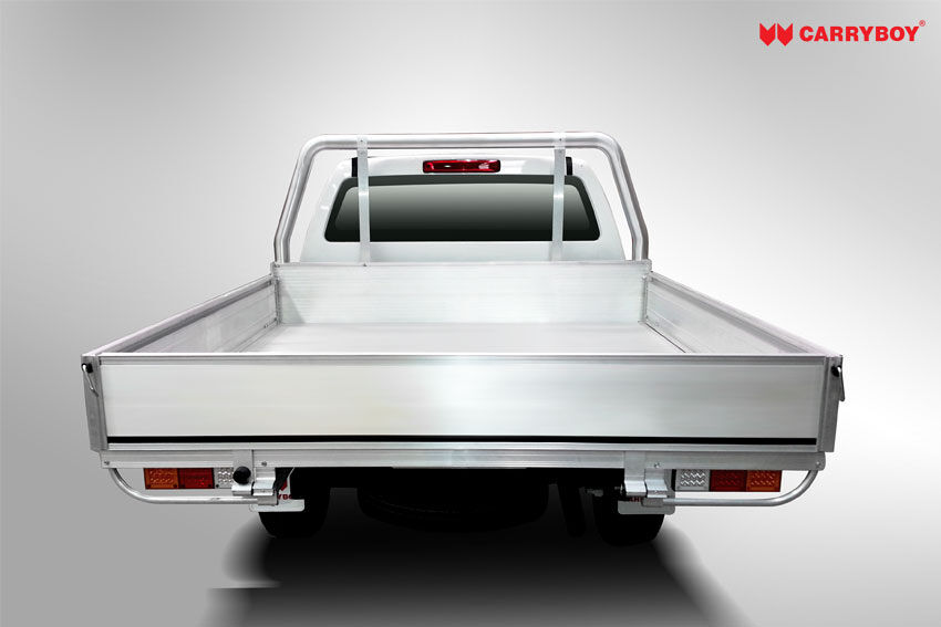 Carryboy Fahrgestellaufbau Aluminium Tray niedrige Seitenwand Ladefläche Doppelkabine Pickup