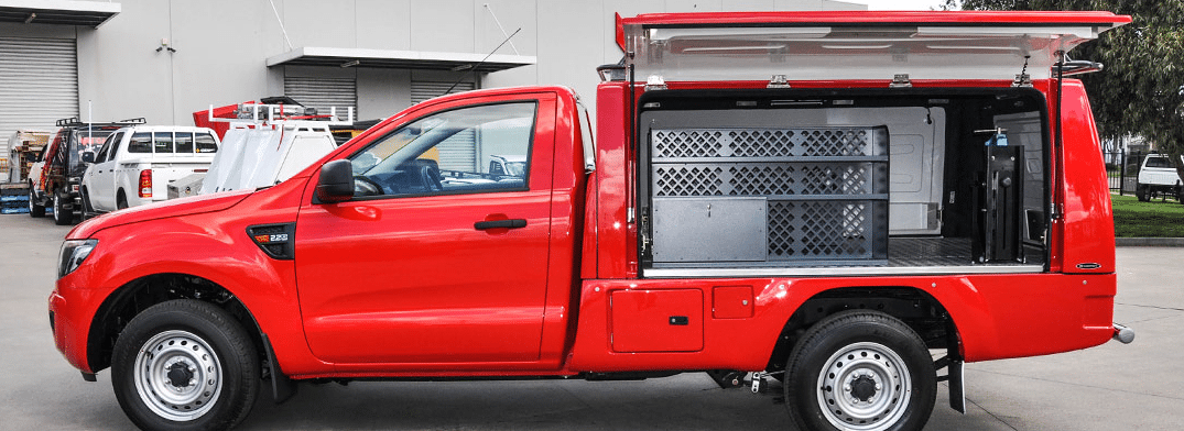 CARRYBOY Pickup Kofferaufbau Innenausstattung Ford Ranger Singlecab