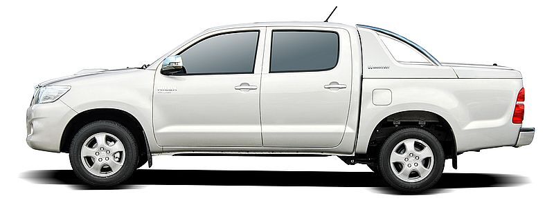 Laderaumabdeckung ohne Bohren für Toyota Hilux Vigo Double-Cab