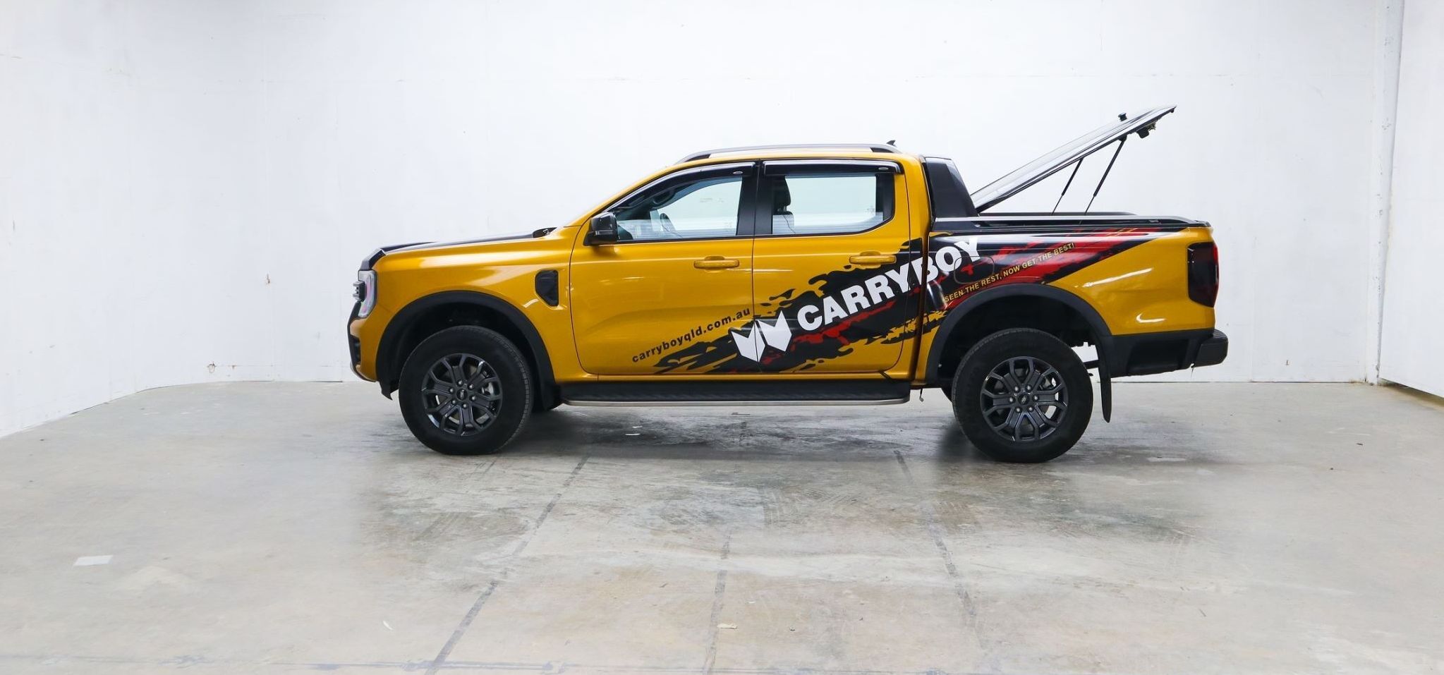 Carryboy Laderaumabdeckung Deckel Ford Ranger Wildtrak 2023+ Hubdämpfer
