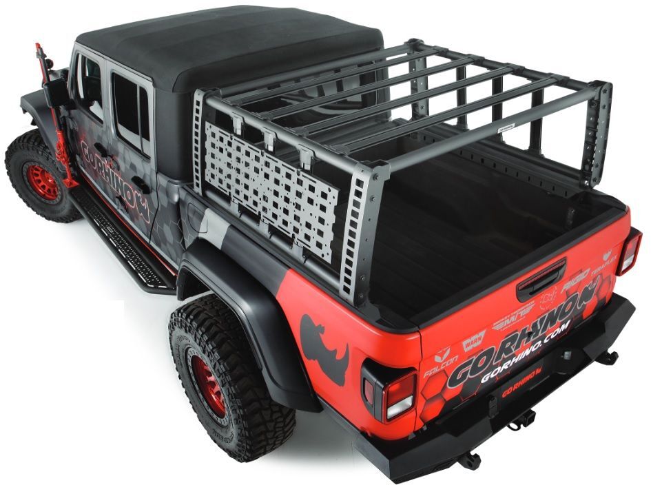 Jeep Gladiator Offroad Rack Ladeflächenaufbau Zubehör einfacher Aufbau
