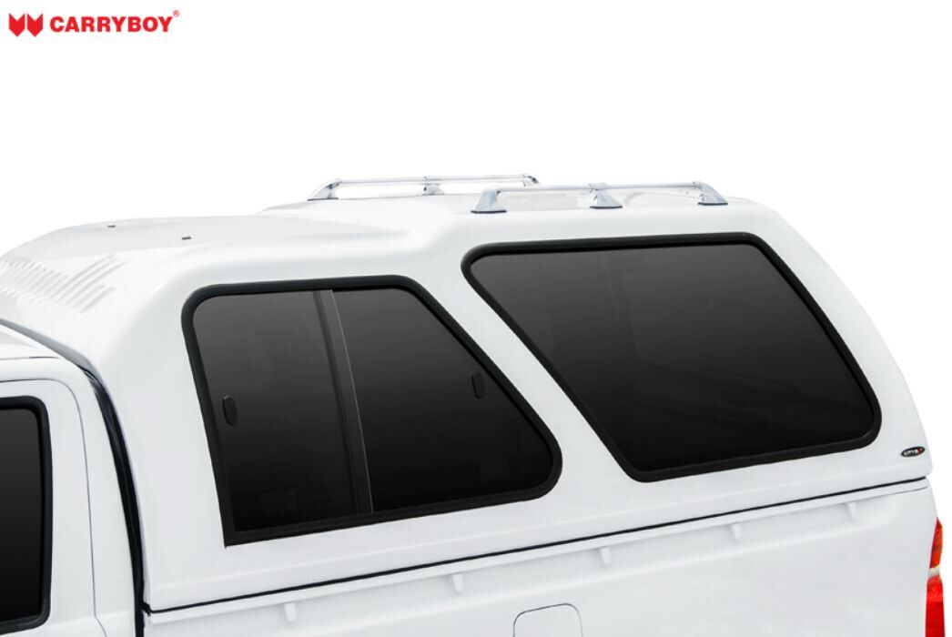 CARRYBOY Hardtop Überhoch mit Schiebefenster Isuzu D-Max 2012-2020 getönte Seitenscheiben Camping