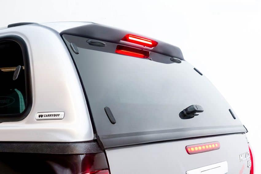 CARRYBOY GFK Hardtop mit Vollglas Schiebefenster SR5 3. LED Bremslicht